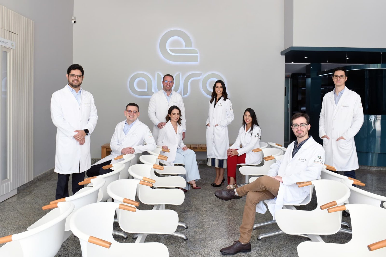 Equipe de médicos radiologistas da Aura