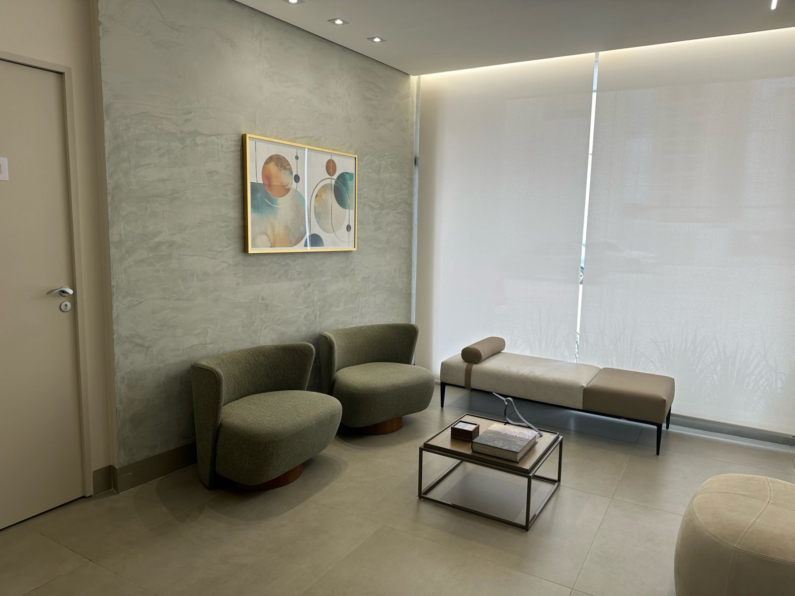 Sala de espera da Aura Diagnósticos